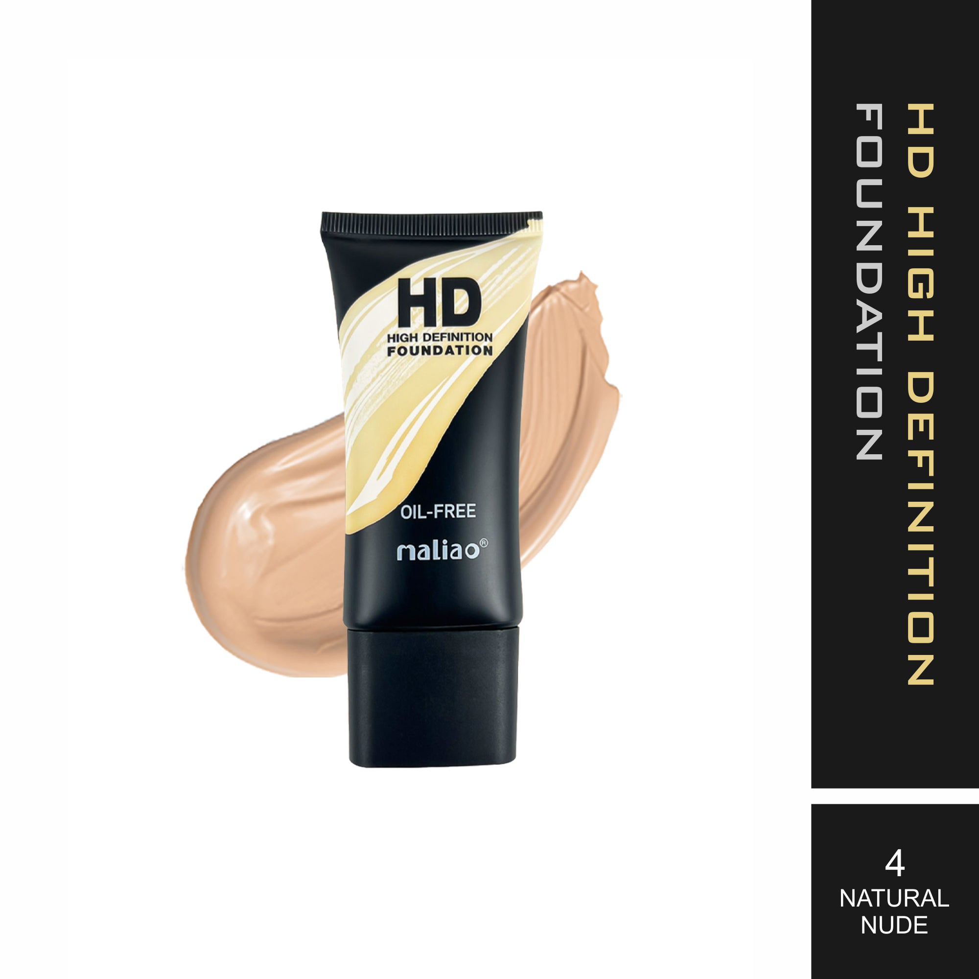 MALIAO HD High Definition Oil-Free Foundation - Flawless Definition, Oil-Free Finish Face